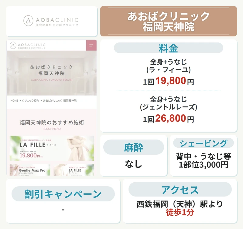 あおばクリニック福岡天神院