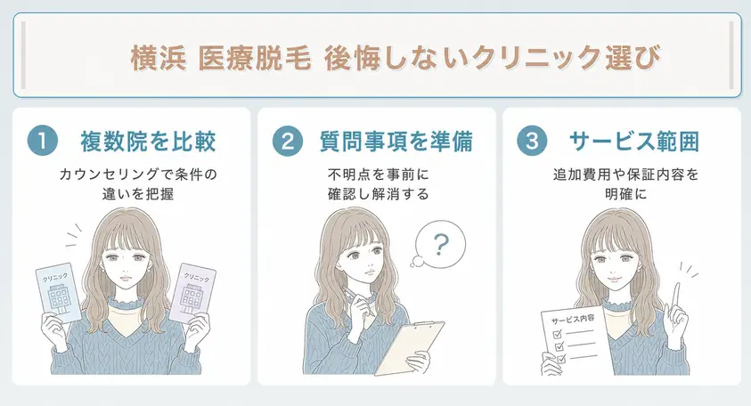横浜の医療脱毛クリニック比較
