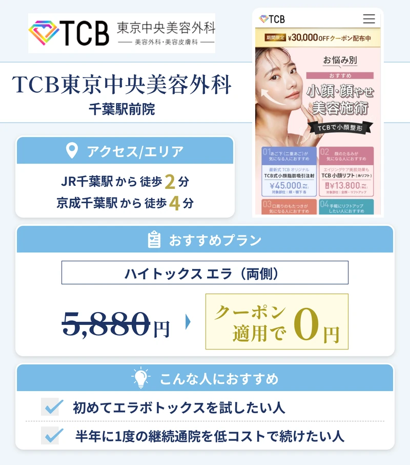TCB東京中央美容外科 千葉駅前院