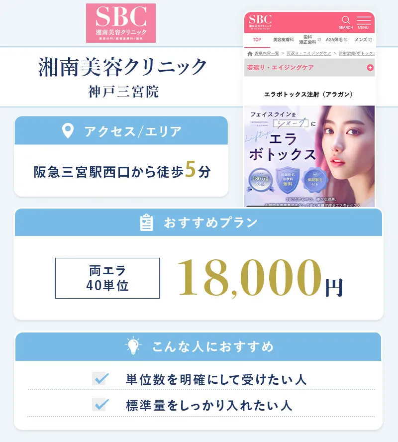 湘南美容クリニック 神戸三宮院