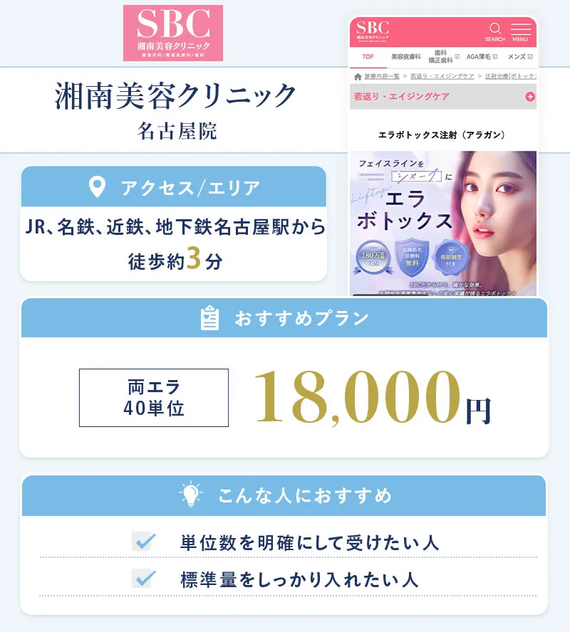 湘南美容クリニック名古屋院